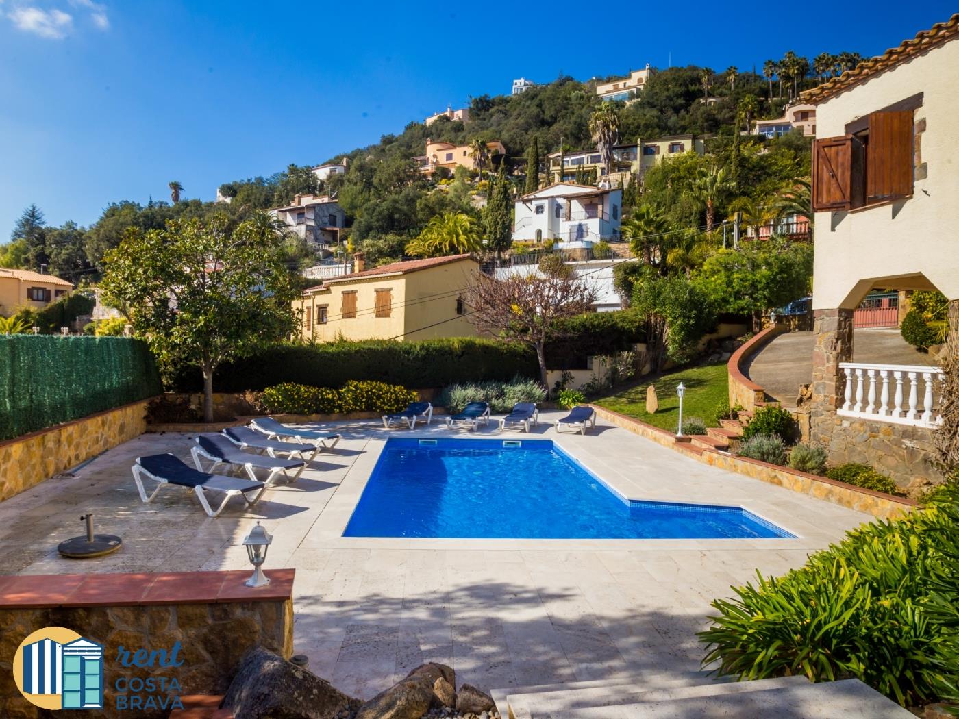 Villa La Gallega amb jardí privat i piscina climatitzada a Calonge