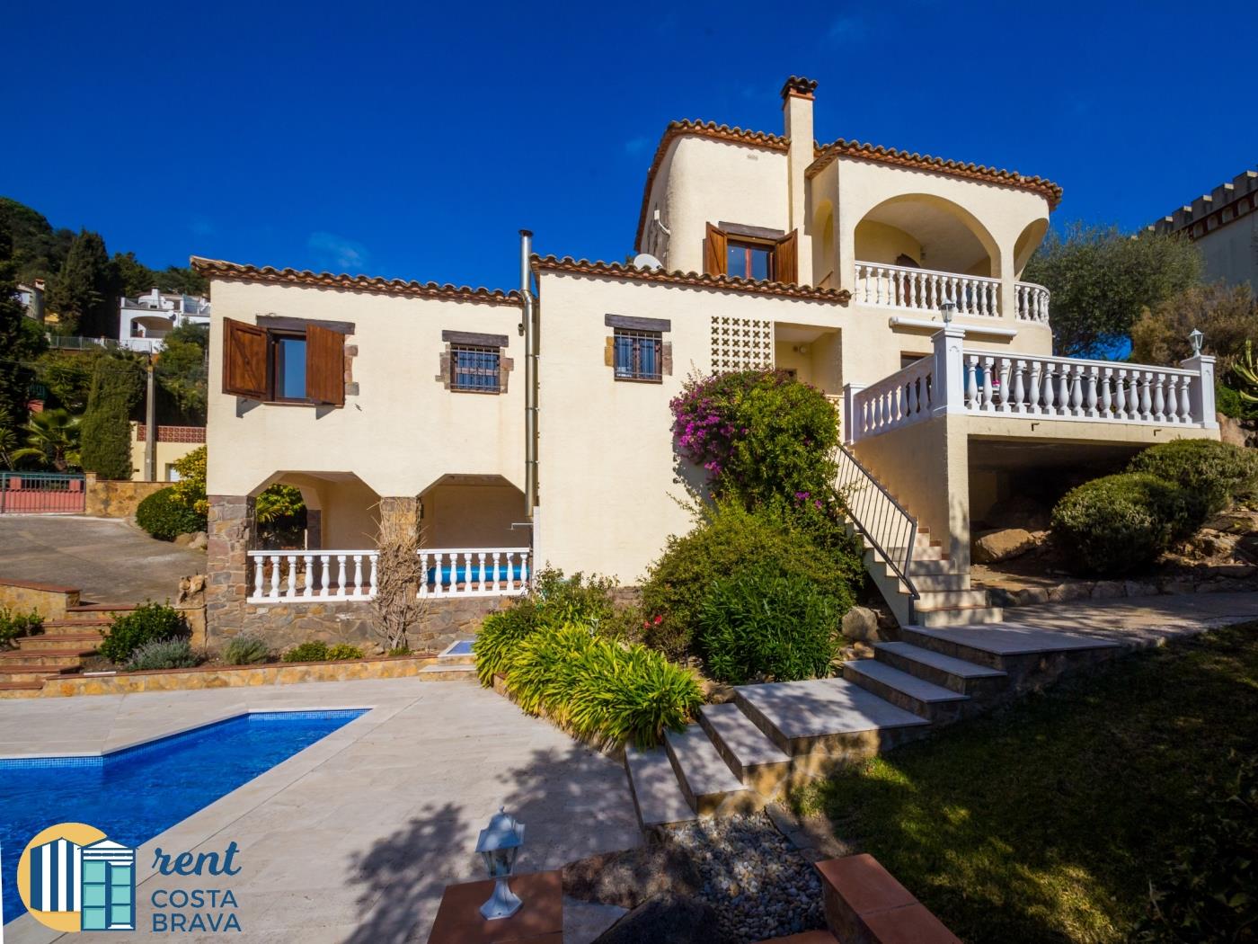 Villa La Gallega avec jardin privé et piscine chauffée à Calonge