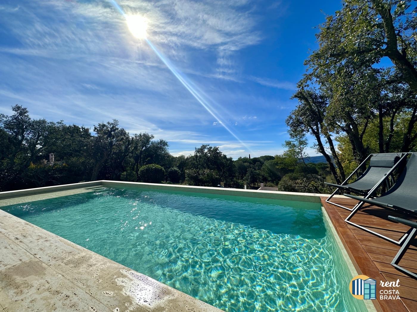 Villa LA KAZ con piscina, espaciosa y luminosa en Castell-Platja d'Aro