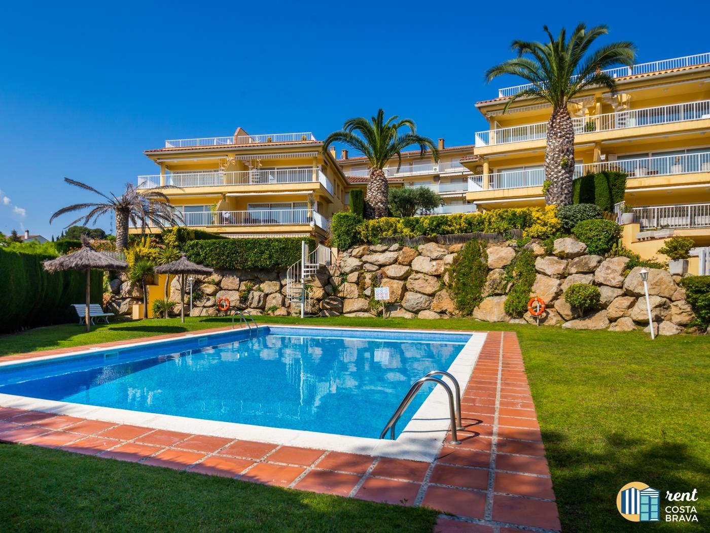 Sant Pol Wohnung befindet sich in S'agaró, 5 Minuten vom Strand entfernt mit Par in S'Agaró